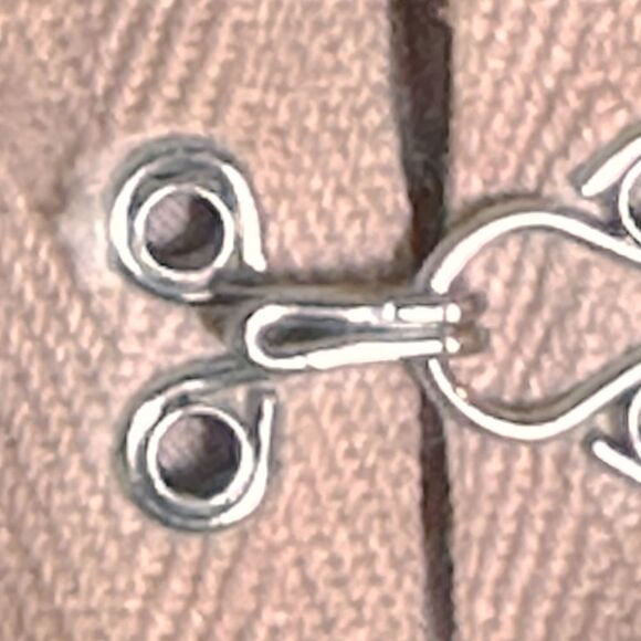 Dee Elly Shimmery Pink Cropped Eyelet Top Size Small 📦 - Picture 4 of 8